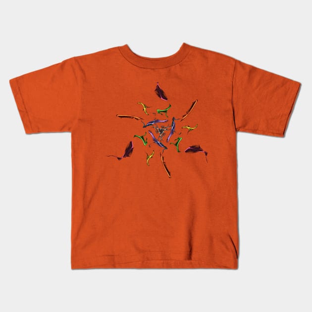 Mandala of Peace Kids T-Shirt by KronicTide